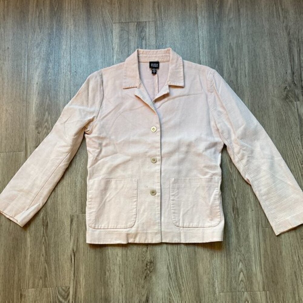 Eileen Fisher Pastel Pink Blazer Jacket Size S